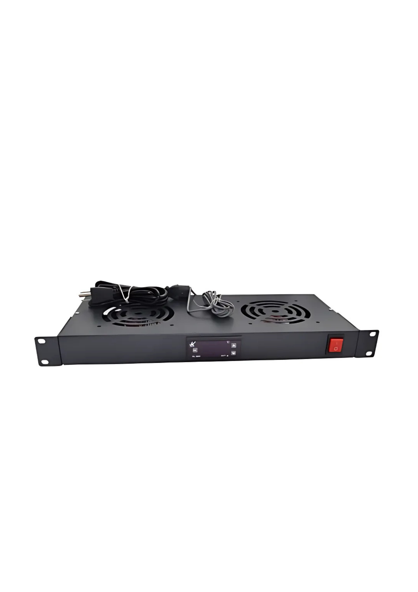 Panneau de contrôle de température TCP-2 1U 19" de 2 ventilateurs p