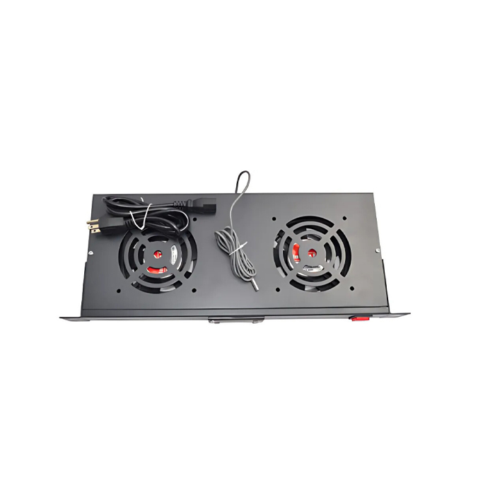 Panneau de contrôle de température TCP-2 1U 19" de 2 ventilateurs p – Image 2